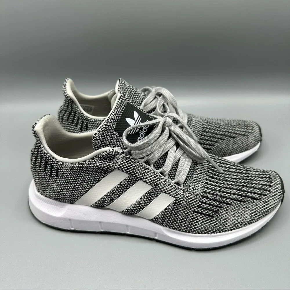 Adidas Swift Run Woven Grey Sneakers Sport Comfortable Shoes Size 7